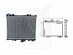 RADIADOR REFRIGERACIÓN MOTOR. MERCEDES BENZ ATEGO OM906 - 926